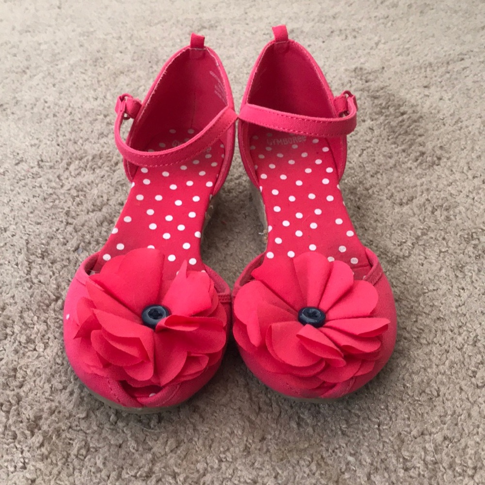 Pink Kids wedges